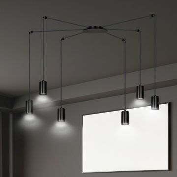Emibig TRAKER 524/6 Lampă cu pendul 6x30W/GU10 IP20