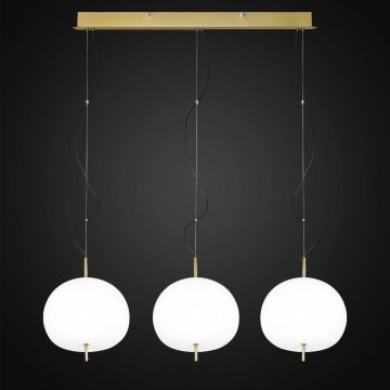 Altavola Design APPLE LA058/CL3 Lampă cu pendul 3x3x7W/LED 3000K 1260lm IP20