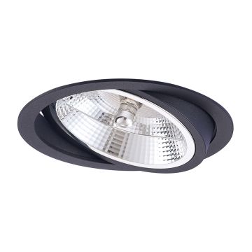 Light Prestige Nero LP-4424/1RS BK movable Lumină îngropată deasupra plafonului 1x50W/GU10 IP20