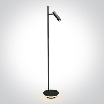 One Light Reading Spots 61132B/B/W Lampă de podea 1x3W|1x8W/LED 3000K 150lm|560lm IP20