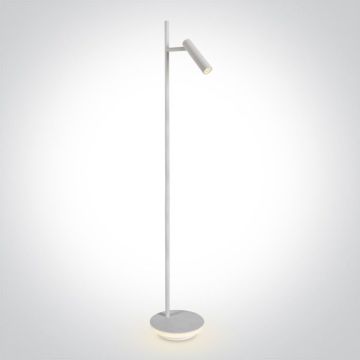 One Light Reading Spots 61132B/W/W Lampă de podea 1x3W|1x8W/LED 3000K 150lm|560lm IP20