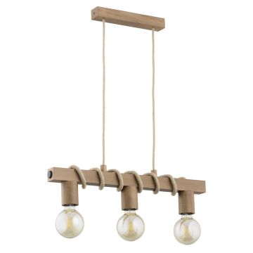 Alfa KALIPSO RUSTIKAL 62254 Lampă cu pendul 3x60W/E27 IP20