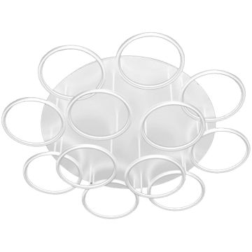 Altavola Design Ledowe okręgi LA078/CE_12_in_3k_white Lampă de tavan 12x144W/LED 3000K 8600lm IP44