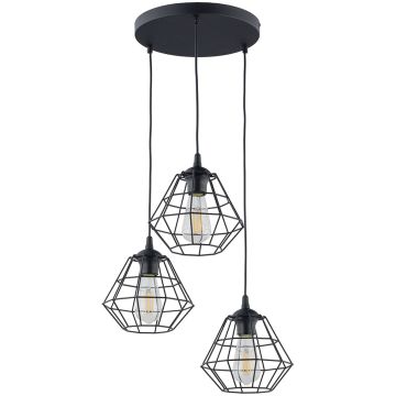 TK Lighting DIAMOND 6204 Lampă cu pendul 3x15W/E27