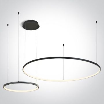 One Light Decorative 63150A/B/W Lampă cu pendul 1x65W/LED 3000K 4800lm IP20