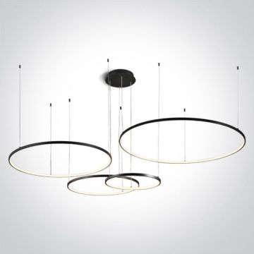 One Light Decorative 63150C/B/W Lampă cu pendul 1x100W/LED 3000K 7400lm IP20