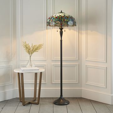 Endon DRAGONFLY BLUE 64069 Lampă de podea 2x60W/E27 IP20