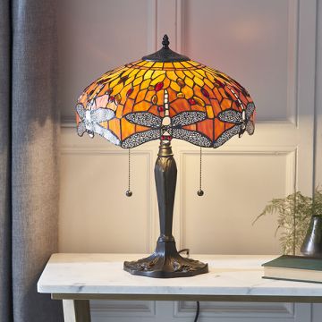 Endon DRAGONFLY FLAME 64093 Lampă de masă 2x60W/E27 IP20