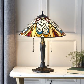 Endon HECTOR 64163 Lampă de masă 2x60W/E27 IP20