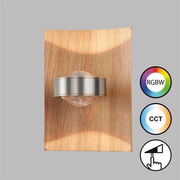 Fischer&Honsel SHINE-WOOD 30542 Aplique de perete 1x9W/LED 2700K 900 lm IP20