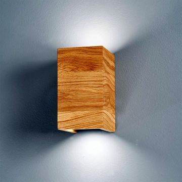 Fischer&Honsel SHINE-WOOD 30575 Aplique de perete 2x4W/GU10 3000K 640 lm IP20