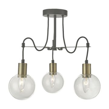Prezent ABRAZO 64402 Lampă de tavan 3x40W/E14 IP20