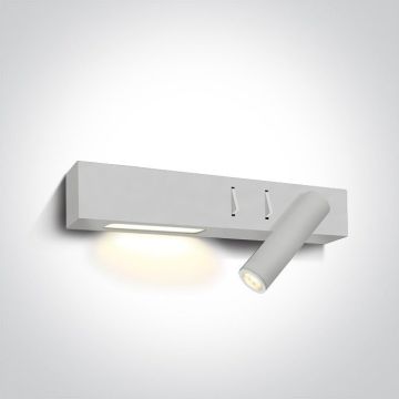 One Light Reading Spots 65146A/W/W Aplique de perete 1x3W|1x6W/LED 3000K 480lm IP20