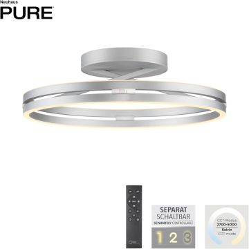 Paul Neuhaus PURE LOOP 6552-95 Lampă de tavan 2x52W/LED 2700-5000k 5040lm ip20