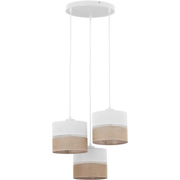 TK Lighting LINOBIANCO 6575 Lampă cu pendul 3x15W/E27