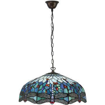 Endon DRAGONFLY BLUE 66148 Lampă cu pendul 3x60W/E27 IP20