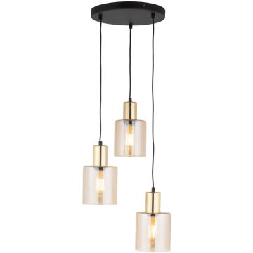 TK Lighting SIERRA GOLD 6667 Lampă cu pendul 3x15W/e27 IP20