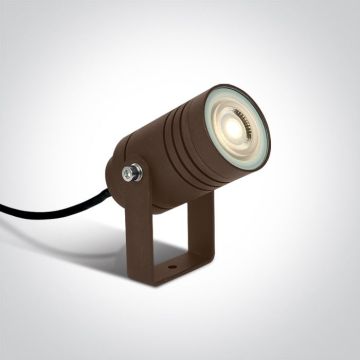 One Light Garden Spots 67198G/BR Proiector de grădină 1x10W/GU10 IP65