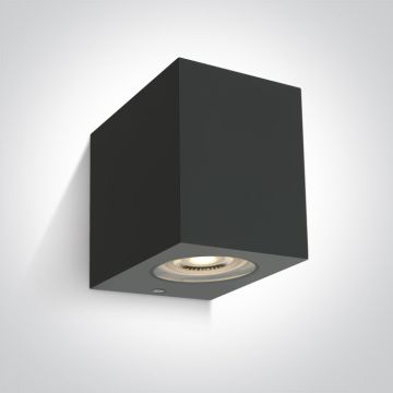One Light Outdoor Cube 67142H/AN Aplique de perete 1x6W/GU10 IP65