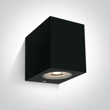 One Light Outdoor Cube 67142H/B Aplique de perete 1x6W/GU10 IP65