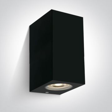 One Light Outdoor Cube 67142K/B Aplique de perete 2x6W/GU10 IP65