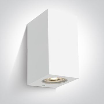 One Light Outdoor Cube 67142K/W Aplique de perete 2x6W/GU10 IP65