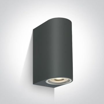 One Light Outdoor Cylinders 67142G/AN Aplique de perete 2x6W/GU10 IP65