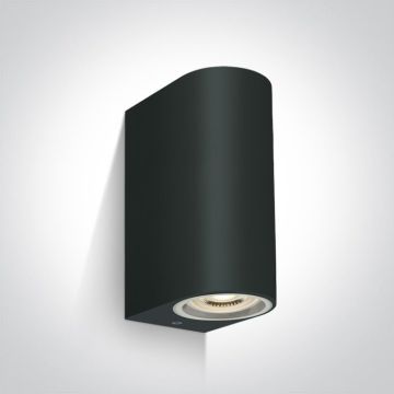 One Light Outdoor Cylinders 67142G/B Aplique de perete 2x6W/GU10 IP65