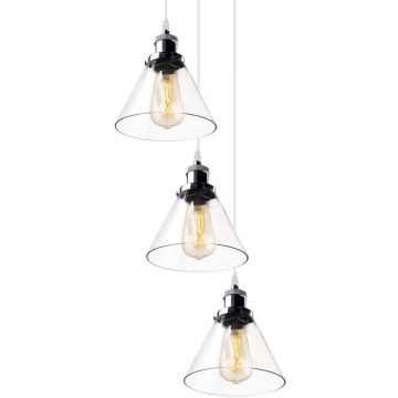 Altavola Design NEW YORK LOFT LA034/CO3_chrom Lampă cu pendul 3x40W/E27 IP20