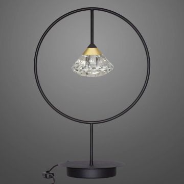 Altavola Design Tiffany LA059/T_black Lampă de masă 1x3W/LED 3000K 180lm IP20