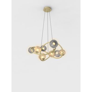 Aviano Lighting METZ 7015-804 Lampă cu pendul 8x3,5w/g9 3000k 3120lm