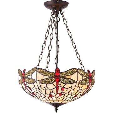 Endon DRAGONFLY BEIGE 70759 Lampă cu pendul 3x60W/E27 IP20