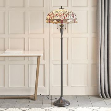 Endon DRAGONFLY BEIGE 70940 Lampă de podea 2x60W/E27 IP20