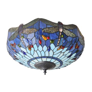 Endon DRAGONFLY BLUE 70722 Lustră de tavan 2x60W/E27 IP20