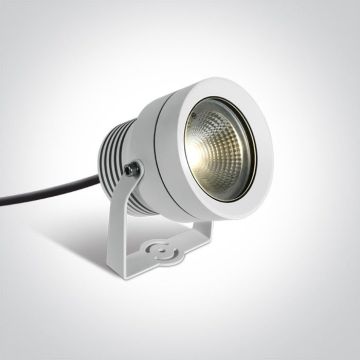 One Light Garden Spots 7047/W/W Proiector de grădină 1x20W/LED 3000K 1800lm IP65
