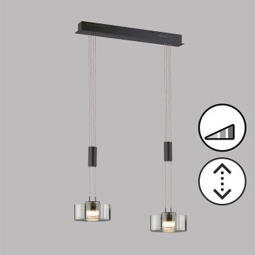 Fischer&Honsel Lavin 61095 Lampă cu pendul 2x9W/LED 2700K 1900 lm IP20