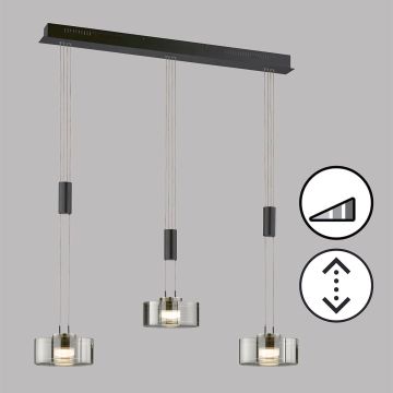 Fischer&Honsel Lavin 61096 Lampă cu pendul 3x9W/LED 2700K 2900 lm IP20