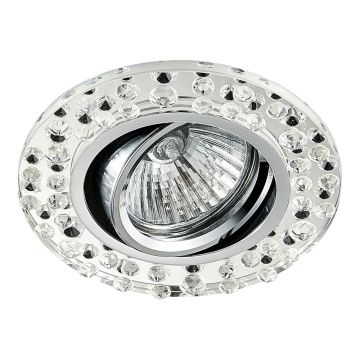 Prezent CRYSTAL MOVABLE 71068 Lumină îngropată deasupra plafonului 1x50W/GU10 IP20