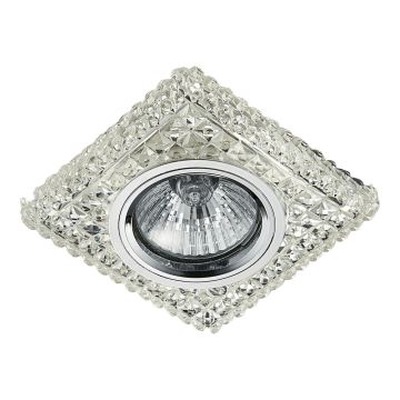 Prezent ELEGANT DOUBLE LIGHT 71096 Lumină îngropată deasupra plafonului 1x50W/GU10|1x3W/LED 380lm IP20