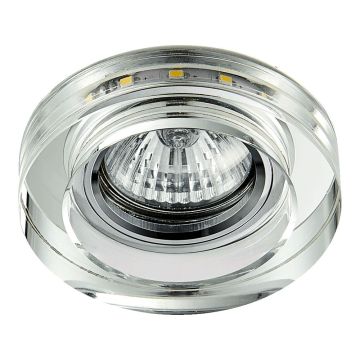 Prezent ELEGANT DOUBLE LIGHT 71104 Lumină îngropată deasupra plafonului 1x50W/GU10|1x3W/LED 380lm IP20