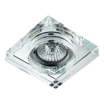 Prezent ELEGANT DOUBLE LIGHT 71105 Lumină îngropată deasupra plafonului 1x50W/GU10|1x3W/LED 380lm IP20