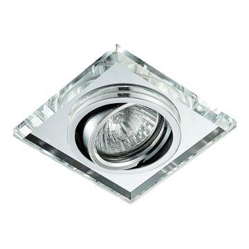 Prezent ELEGANT GLASS MOVABLE 71063 Lumină îngropată deasupra plafonului 1x50W/GU10 IP20