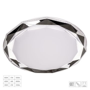 Prezent ZAO 71336 Lustră de tavan 1x47W/LED 3550lm IP20