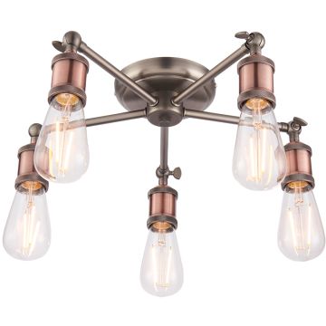 Endon HAL 76336 Lampă de tavan 5x40W/E27 IP20