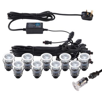 Endon IKONPRO CCT 76615 Lampă cu senzor de mișcare 10x0,75W/LED 6500K/20000 120LM IP67