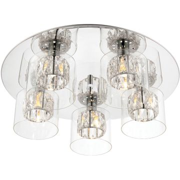 Endon VERINA 76517 Lustră de tavan 5x28W/G9 IP20