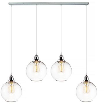 Altavola Design NEW YORK LOFT LA035/CL4_chrom Lampă cu pendul 4x40W/E27 IP20