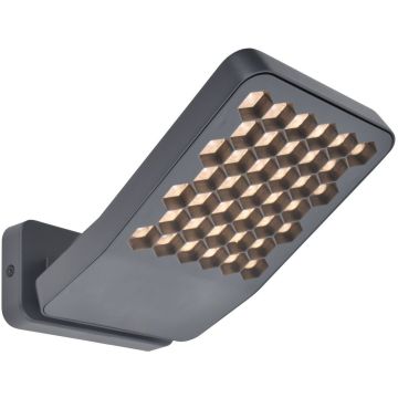 Lutec ATLANTIS 7801605118 Aplique de perete 1x13.7w/led 3000k 1850lm ip54