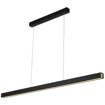 Altavola Design Linear LA089/PR_120_3k_black Lampă cu pendul 1x44W/LED 3000K 2640lm IP44