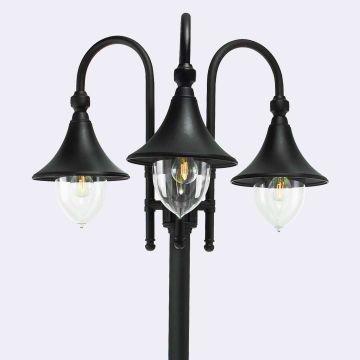 Norlys FIRENZE 830B Felinar 3x9W/E27 IP54